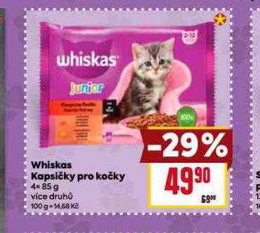 WHISKAS KAPSIKY PRO KOKY