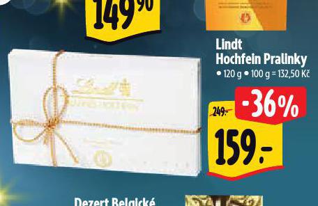 LINDT HOCHFEIN PRALINKY