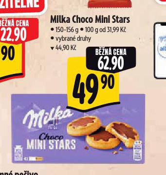 MILKA CHOCO MINI STARS