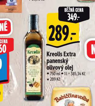 KREOLIS EXTRA PANENSK OLIVOV OLEJ