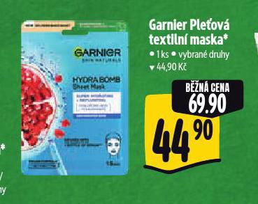 GARNIER TEXTILN PLEOV MASKA