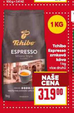 TCHIBO ESPRESSO ZRNKOV KVA