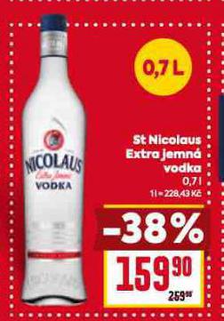 ST NICOLAUS EXTRA JEMN VODKA