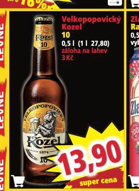 PIVO VELKOPOPOVICK KOZEL 10