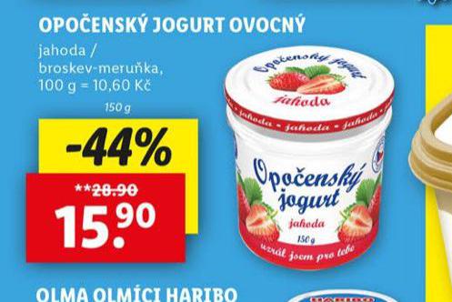 POPENSK JOGURT OVOCN