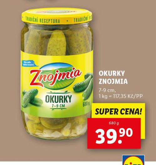 OKURKY ZNOJMIA