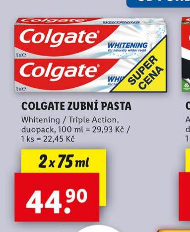 COLGATE ZUBN PASTA