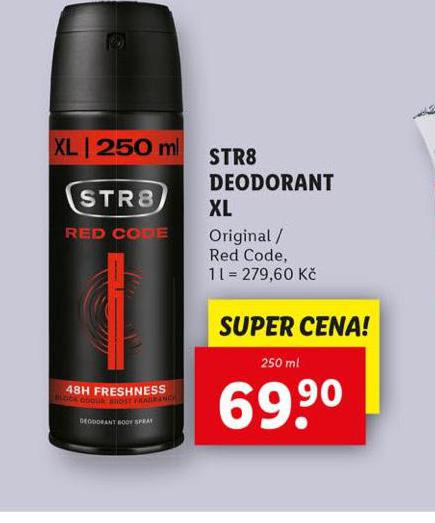 STR8 DEODORANT XL