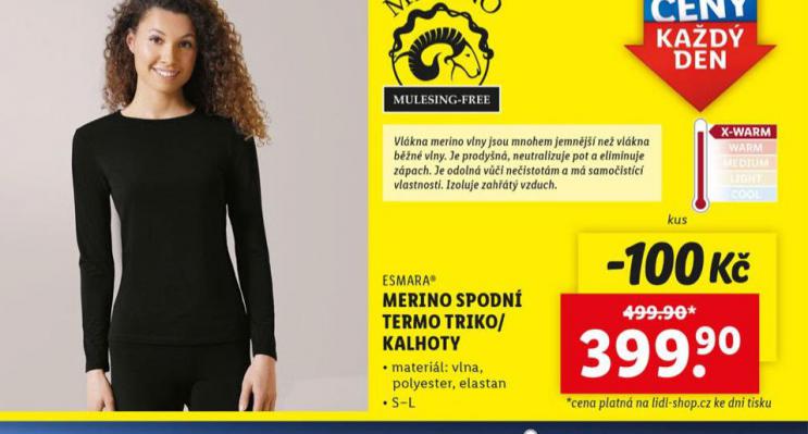 MERINO SPODN TERMO TRIKO