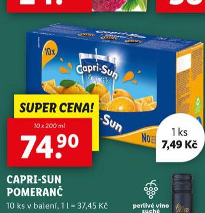 CAPRI SUN POMERAN