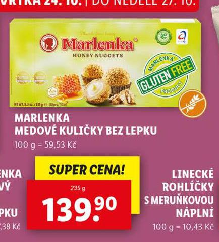 MARLENKA MEDOV KULIKY BEZ LEPKU