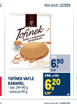 TOFNEK VAFLE KARAMEL