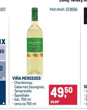 VINA MERCEDES CHARDONNAY