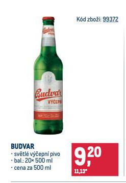 PIVO BUDVAR