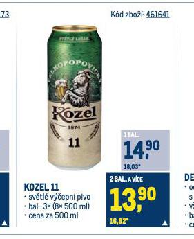 PIVO VELKOPOPOVICK KOZEL