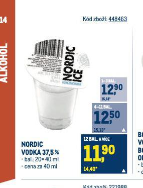 NORDIC ICE VODKA