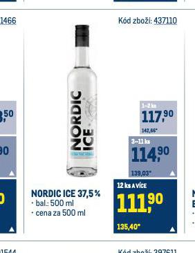 NORDIC ICE VODKA