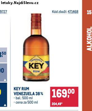 KEY RUM VENEZUELA