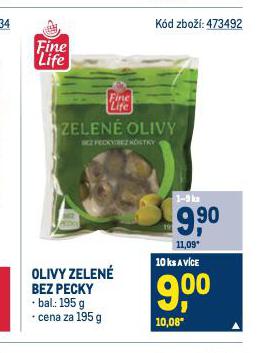 OLIVY ZELEN BEZ PECKY