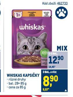 WHISKAS KAPSIKY PRO KOKY