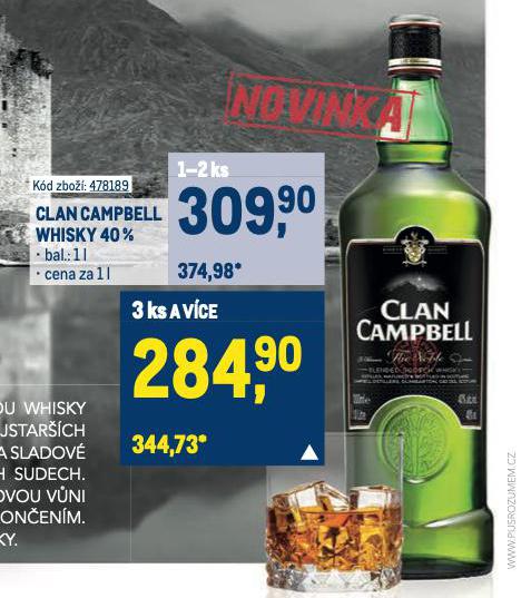 CLAN CAMPBELL WHISKY