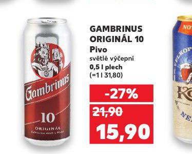 PIVO GAMBRINUS ORIGINL