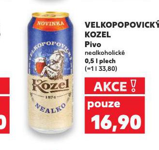 PIVO VELKOPOPOVICK KOZEL NEALKO