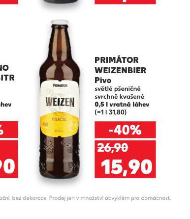 PIVO PRIMTOR WEIZENBIER