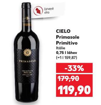 CIELO PRIMASOLE PRIMITIVO