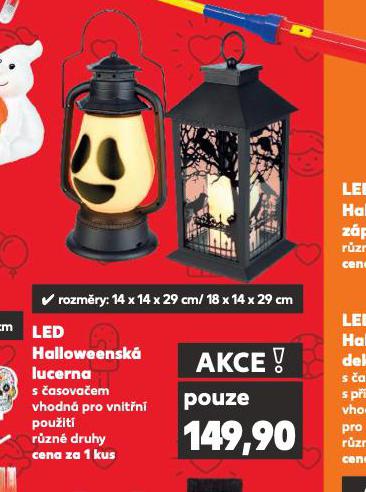 LED HALLOWEENSK LUCERNA