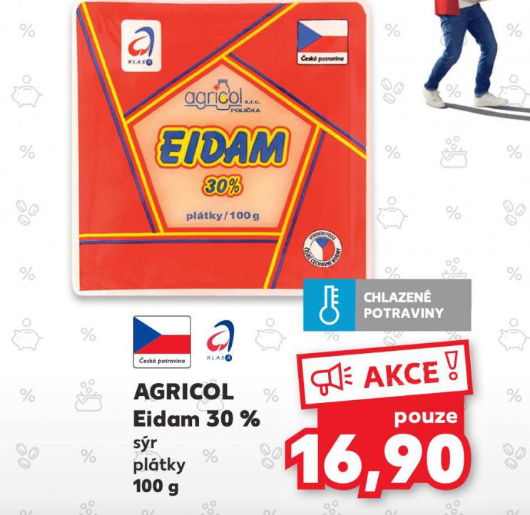 AGRICOL EIDAM 30% PLTKY