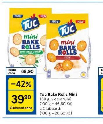 TUC BAKE ROLLS MINI