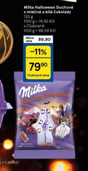 MILKA HALLOWEEN DUNCH Z MLN A BL OKOLDY