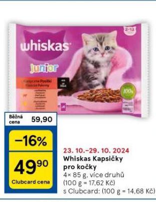 WHISKAS KAPSIKY PRO KOKY