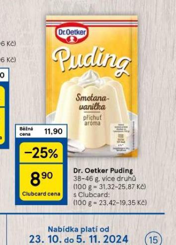 DR. OETKER PUDING