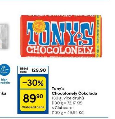 TONYS CHOCOLONELY OKOLDA