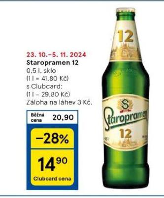 PIVO STAROPRAMEN 12