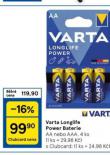 VARTA LONGLIFE POWER BATERIE