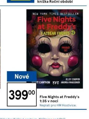 FIVE NIGHT AT FREDDYS 1:35 V NOCI