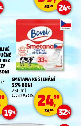 SMETANA KE LEHN 33% BONI