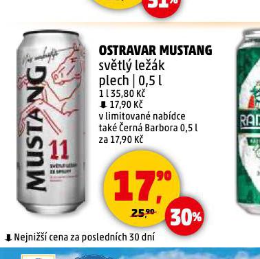 PIVO OSTRAVA MUSTANG