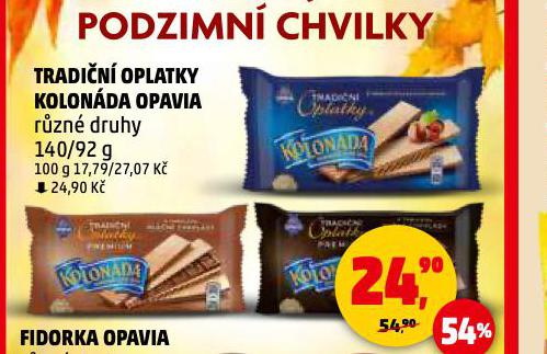 TRADIN OPLATKY KOLONDA OPAVIA