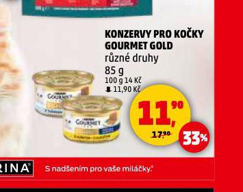 GOURMET GOLD KONZERVY PRO KOKY