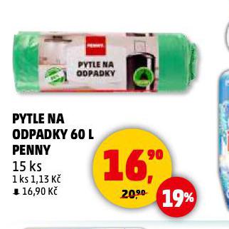 PYTLE NA ODPDKY 60 L PENNY