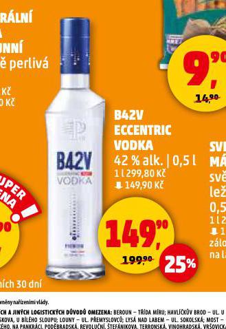 B42V ECCENTRIC VODKA