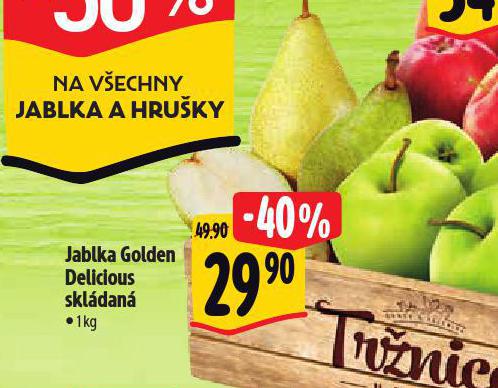 JABLKA GOLDEN DELICIOUS