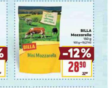 BILLA MOZZARELLA