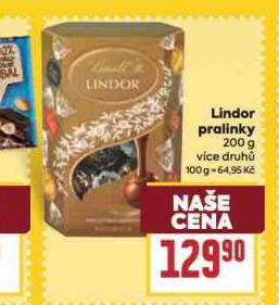 LINDOR PRALINKY