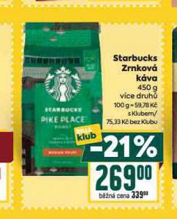 STARBUCKS ZRNKOV KVA