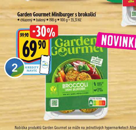 GARDEN GOURMET MINIBURGER S BROKOLIC